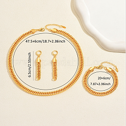 Комплекты из латунных кубинских цепочек&nbsp;YY0535