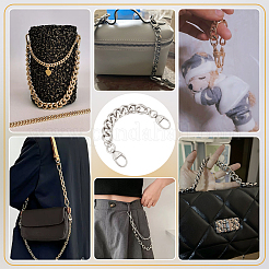 Цепи удлинителя сумки из алюминиевого сплава&nbsp;ALUM-WH0168-01P