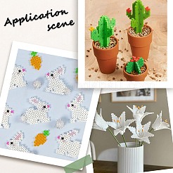 2000 шт. 2 цвета pe diy мелти бусины плавкие бусины заправки DIY-SP0002-09