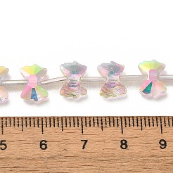 Гальванические стеклянные бусины&nbsp;EGLA-F163-01-FR03