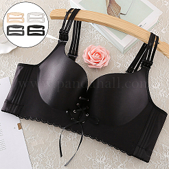 16 шт. 4-х цветные пряжки из цинкового сплава для нижнего белья FIND-OC0003-08B