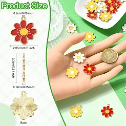 20 шт. Подвески из экологически чистого сплава с эмалью&nbsp;ENAM-YW0005-85A