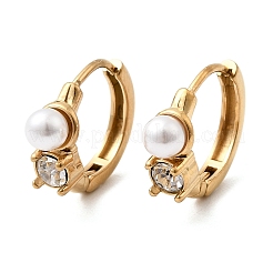 Круглые серьги-кольца из нержавеющей стали 304 EJEW-H172-01G