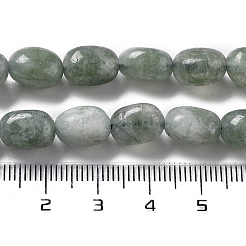 Billes de jade naturelles de teint en malaisades teintes&nbsp;G-P528-I06-01
