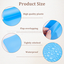 10 Stück 10 Farben rechteckige PVC-Stifttasche für Arzt&nbsp;AJEW-CP0009-33