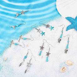 Изготовление сережек своими руками на тему океана&nbsp;DIY-SC0011-87