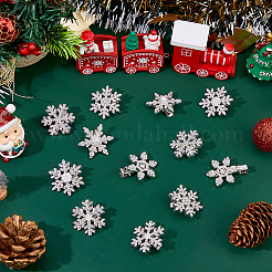 12 шт. 6 стиля заколки для волос из кожи аллигатора на Рождество&nbsp;PHAR-FH0001-07