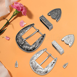 2 комплект из 2-х цветных пряжек из цинкового сплава для ремней&nbsp;FIND-CY0001-30