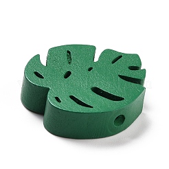 Окрашенные распылением деревянные бусины Schima WOOD-M004-06