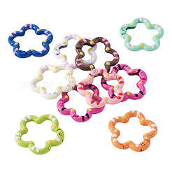 10 шт. окрашенные распылением кольца пружинных ворот из сплава&nbsp;FIND-TA0008-68