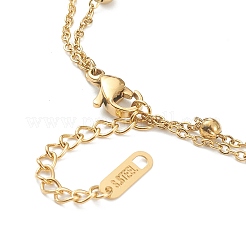 Многорядные браслеты из нержавеющей стали 304 BJEW-F396-16G