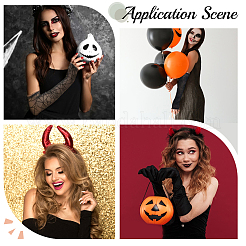 Длинные перчатки без пальцев из полиэстера и спандекса для женщин&nbsp;AJEW-WH20007-89A