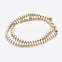 Non magnetici perle ematite sintetico fili&nbsp;G-P338-25A-4mm-G