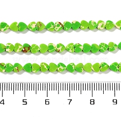 Окрашенные синтетические нити из имперской яшмы&nbsp;G-M403-A37-01