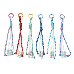 6 шт. подвесные украшения из парашютного шнура из полиэстера и спандекса&nbsp;HJEW-JM03794