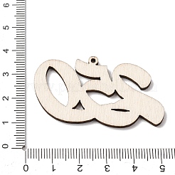 Große Holzanhänger mit Aufdruck zum Unabhängigkeitstag&nbsp;WOOD-B012-01B