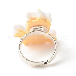 Смола 3d регулируемые кольца единорога RJEW-JR00428-04