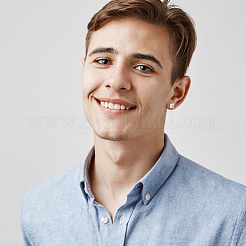 28 шт. 9 стильных серег-гвоздиков с прозрачным кубическим цирконием и бриллиантами EJEW-AN0003-46