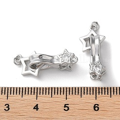 925 застежка из стерлингового серебра с родиевым покрытием&nbsp;LS-STER-D005-10P