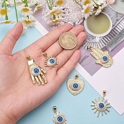 6шт 6 стиля подвески из смолы KK-SZ0001-94