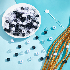 Рондель пластиковые бусины DIY-WH0011-44B