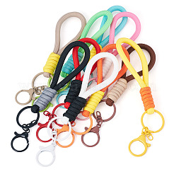 10 Stück 10 Farben Polyester-Lanyard-Hand-Handygurte&nbsp;MOBA-TA0001-03