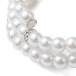 Braccialetti avvolgenti in resina e turchese sintetico&nbsp;BJEW-JB10758