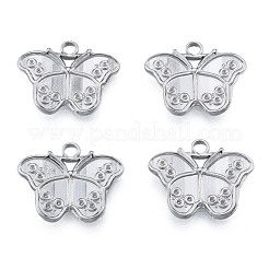 Подвеска из нержавеющей стали 304 со стразами&nbsp;STAS-N098-219P