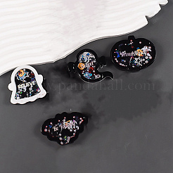 Хэллоуин тема тыквы/летучей мыши/призрака силиконовые Молды для зыбучих песков своими руками&nbsp;LS-DIY-Q030-04B