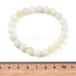 Bracelets extensibles ronds en jade naturel&nbsp;GG-CBA12F1-02A-13