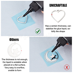 16 шт. подвески из нержавеющей стали 304 с открытой задней частью FIND-UN0002-90A