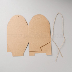 Квадратные бумажные подарочные коробки CON-TAC0009-04F