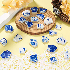 Cabochons en porcelaine&nbsp;PORC-TA0001-74