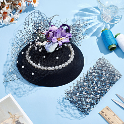 Ленты из полиэстера для свадебных головных уборов.&nbsp;AJEW-WH0518-73B