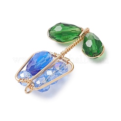 Подвески гальванизируйте стекла&nbsp;PALLOY-TA00357-02