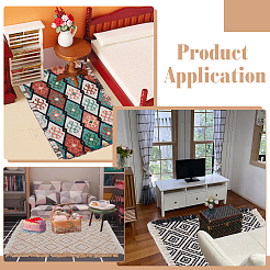 3 шт. 3-х цветные полиэстеровые украшения для витрин&nbsp;DIY-FG0008-08