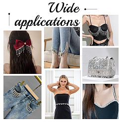 1 ярд латунных цепочек для чашек со стразами CHC-PH0001-25