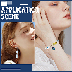 48шт 12 цвета фарфоровые керамические бусины ручной работы нити&nbsp;PORC-SC0001-14