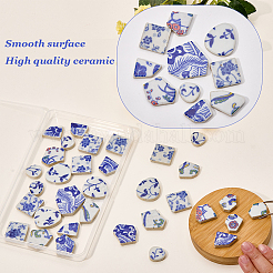 200г 4-х видов фарфоровой мозаичной плитки&nbsp;PORC-SP0001-12