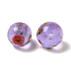 Ручной прозрачные бусины бусины&nbsp;LAMP-C016-04E-04