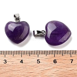 Charms naturales amatista&nbsp;X-HEAR-PW0001-057-37