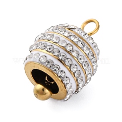 Подвески из нержавеющей стали 304 с кристаллами и стразами&nbsp;LS-STAS-H235-12G