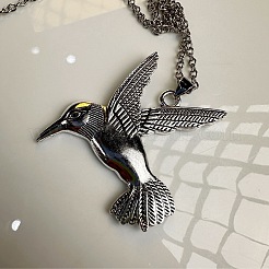 Винтажные подвески в виде летающих птиц из сплава для мужчин и женщин.&nbsp;SG2884