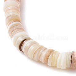 Браслеты из натуральных пресноводных бусин и синтетической бирюзы&nbsp;BJEW-JB11876