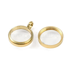 Ионное покрытие (ip) 304 нержавеющая сталь медальон подвески STAS-S132-15G-04