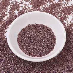 MIYUKIデリカビーズ  シリンダー  日本製シードビーズ  11/0  （db0853)マット透明なダークトパーズab  1.3x1.6mm  穴：0.8mm  約2000PCS /ボトル  10 G /ボトル&nbsp;SEED-JP0008-DB0853