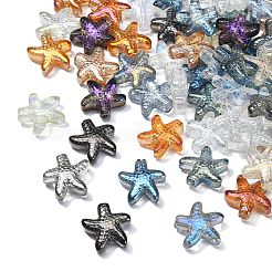 100 pièces galvanoplastie perles de verre&nbsp;EGLA-CJ0001-11