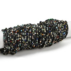 Природных драгоценных камней смешанного бисер нитей G-RM2025425-A03-3mm