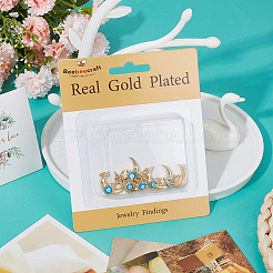 8шт экологически чистые подвески из латуни с эмалью KK-BBC0008-76