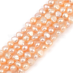 Нити из натурального культивированного пресноводного жемчуга PEAR-P064-19B-11C